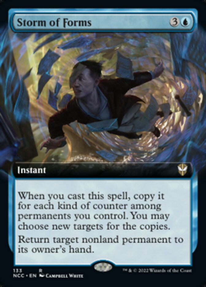 Storm of Forms (Extended Art) [Streets of New Capenna Commander] - Destination Retro