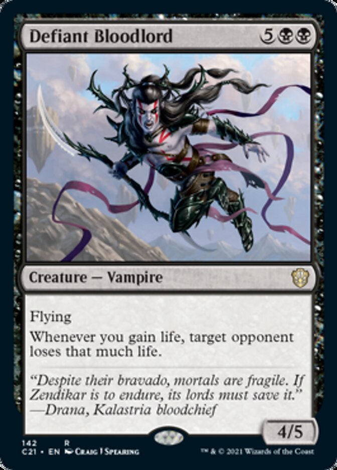 Defiant Bloodlord  [Commander 2021] - Destination Retro