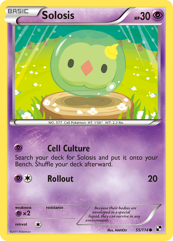 Solosis (55/114) [Black & White: Base Set] - Destination Retro