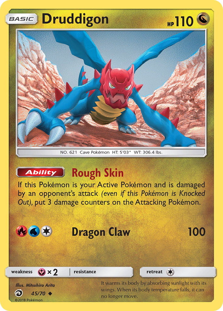 Druddigon (45/70) [Sun & Moon: Dragon Majesty] - Destination Retro