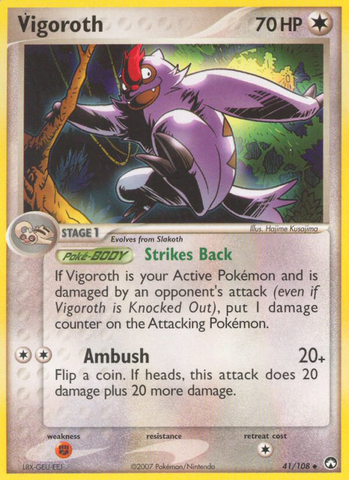 Vigoroth (41/108) [EX: Power Keepers] - Destination Retro