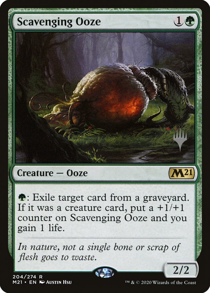 Scavenging Ooze (Promo Pack) [Core Set 2021 Promos] - Destination Retro