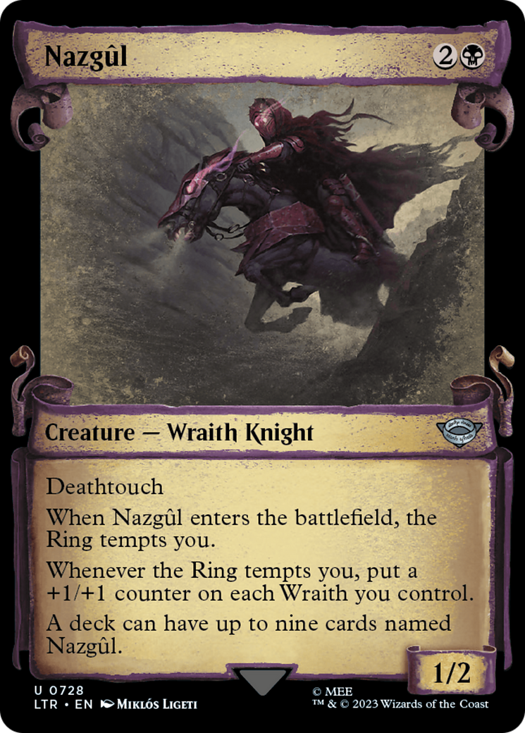 Nazgul (0728) [The Lord of the Rings: Tales of Middle-Earth Showcase Scrolls] - Destination Retro