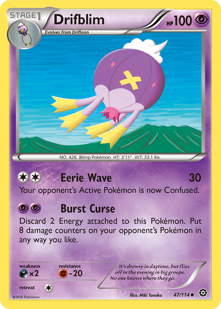 Drifblim (47/114) [XY: Steam Siege] - Destination Retro