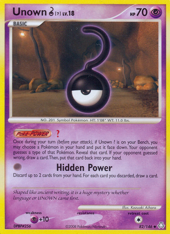 Unown ? (82/146) [Diamond & Pearl: Legends Awakened] - Destination Retro