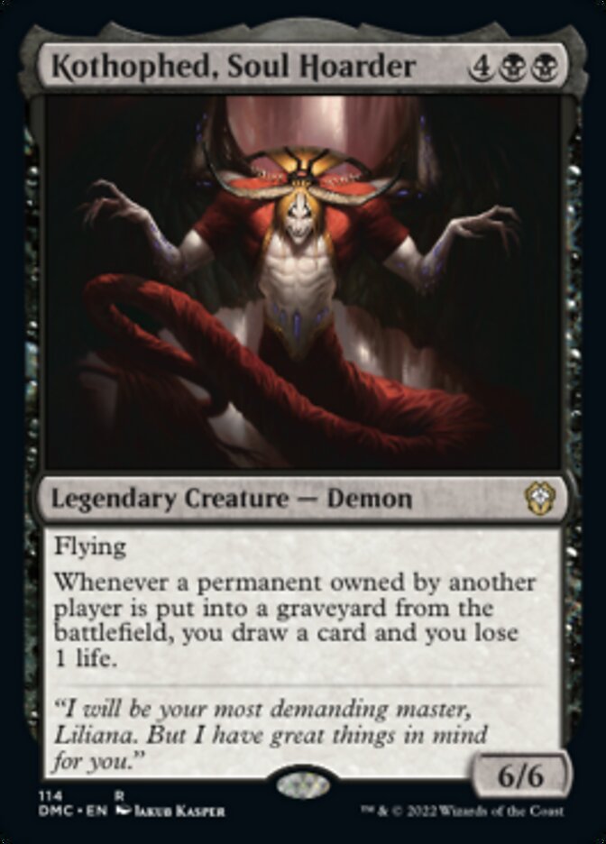 Kothophed, Soul Hoarder [Dominaria United Commander] - Destination Retro