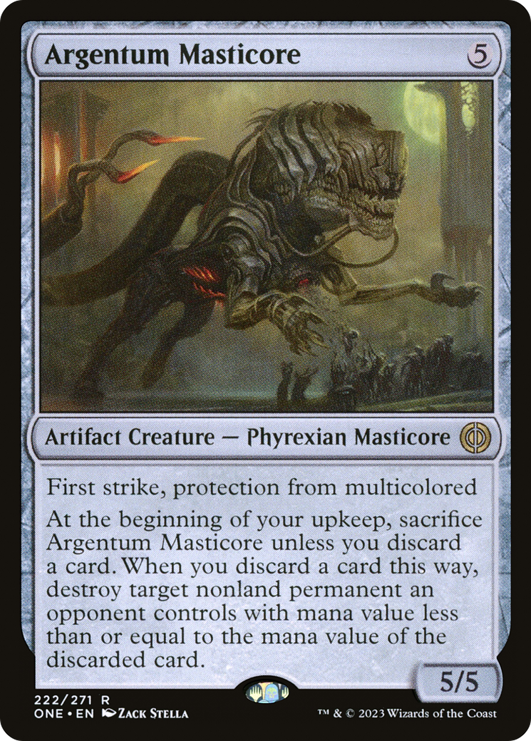 Argentum Masticore [Phyrexia: All Will Be One] - Destination Retro