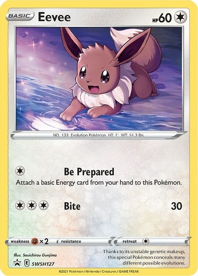 Eevee (SWSH127) [Sword & Shield: Black Star Promos] - Destination Retro