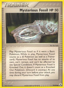 Mysterious Fossil (79/92) [EX: Legend Maker] - Destination Retro