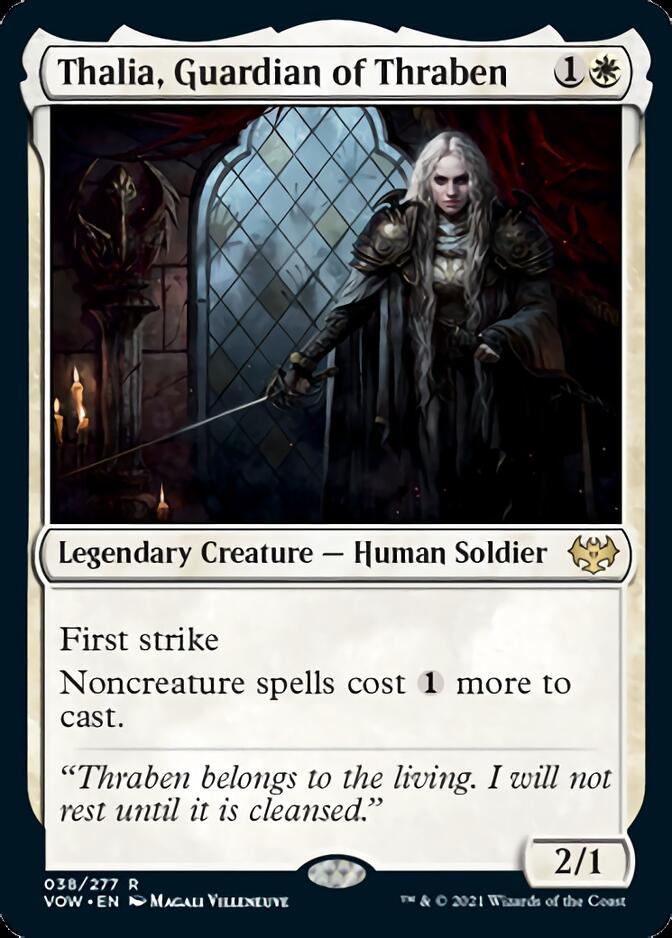 Thalia, Guardian of Thraben [Innistrad: Crimson Vow] - Destination Retro
