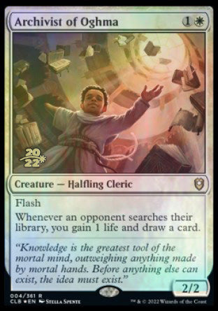 Archivist of Oghma [Commander Legends: Battle for Baldur's Gate Prerelease Promos] - Destination Retro