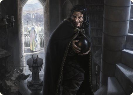 Grima, Saruman's Footman Art Card [The Lord of the Rings: Tales of Middle-earth Art Series] - Destination Retro