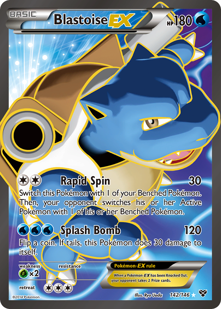 Blastoise EX (142/146) [XY: Base Set] - Destination Retro