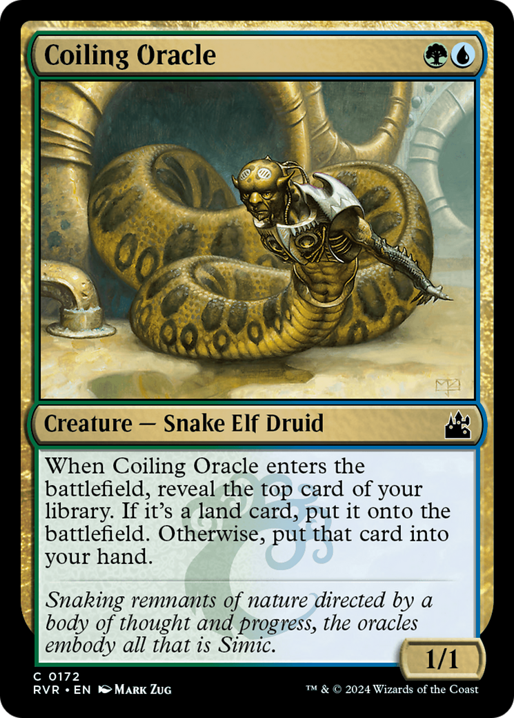 Coiling Oracle [Ravnica Remastered] - Destination Retro