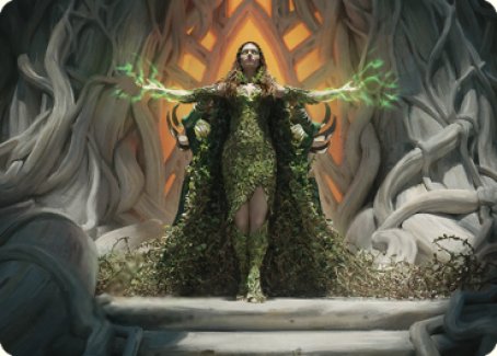 Titania, Voice of Gaea Art Card [The Brothers' War Art Series] - Destination Retro