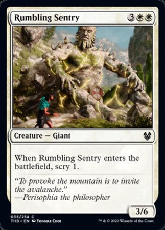 Rumbling Sentry [Theros Beyond Death] - Destination Retro