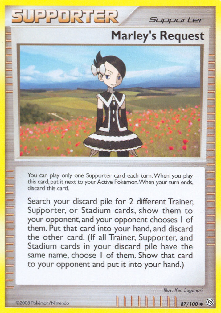 Marley's Request (87/100) [Diamond & Pearl: Stormfront] - Destination Retro