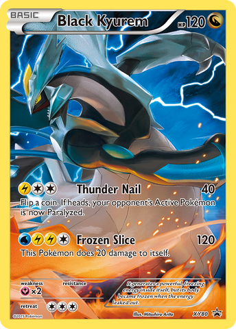 Black Kyurem (XY80) (Full Art Promo) [XY: Black Star Promos] - Destination Retro