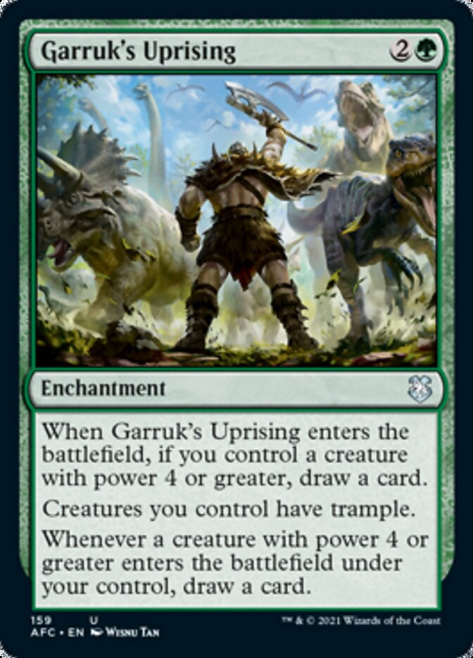 Garruk's Uprising [Dungeons & Dragons: Adventures in the Forgotten Realms Commander] - Destination Retro