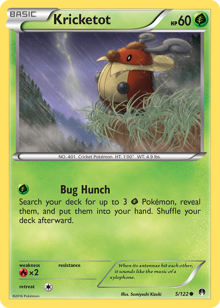 Kricketot (5/122) [XY: BREAKpoint] - Destination Retro