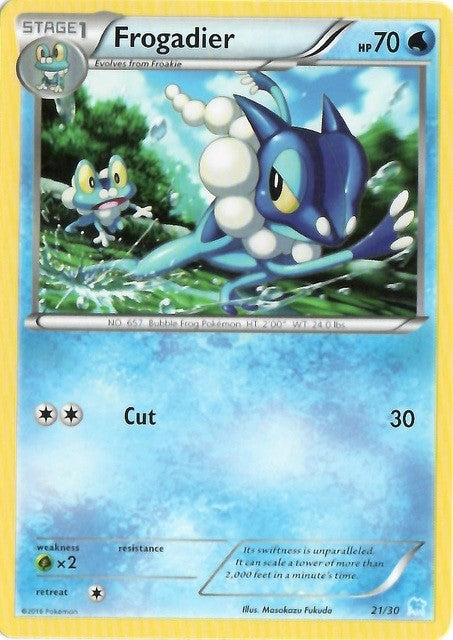 Frogadier (21/30) [XY: Trainer Kit - Pikachu Libre & Suicune] - Destination Retro