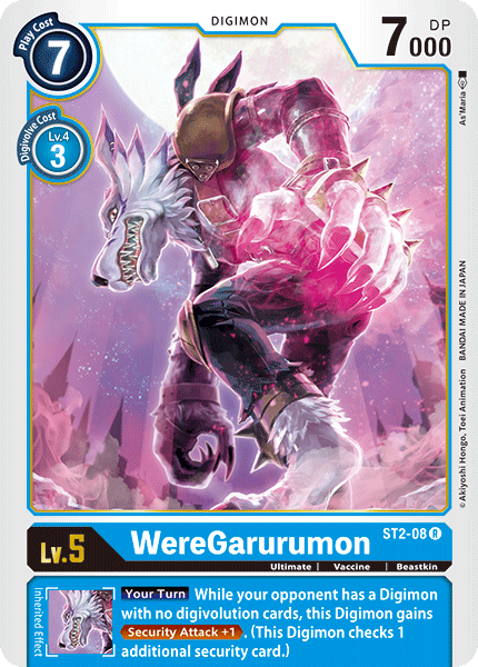 WereGarurumon [ST2-08] [Starter Deck: Cocytus Blue] - Destination Retro