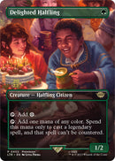 Delighted Halfling (402) [The Lord of the Rings: Tales of Middle-Earth Prerelease Promos] - Destination Retro