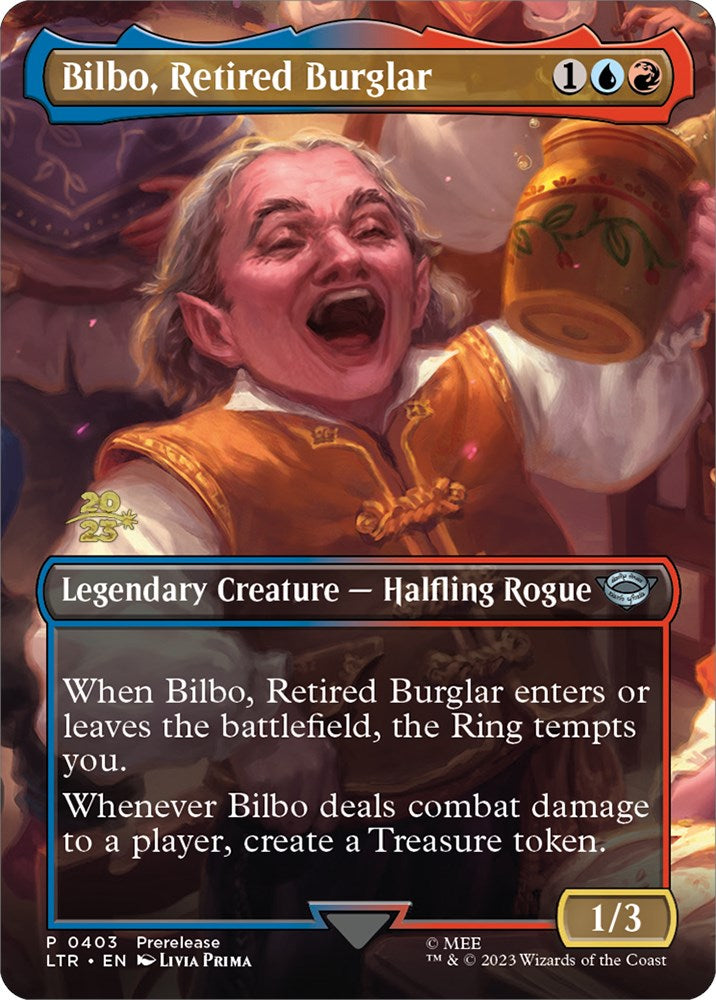 Bilbo, Retired Burglar [The Lord of the Rings: Tales of Middle-Earth Prerelease Promos] - Destination Retro