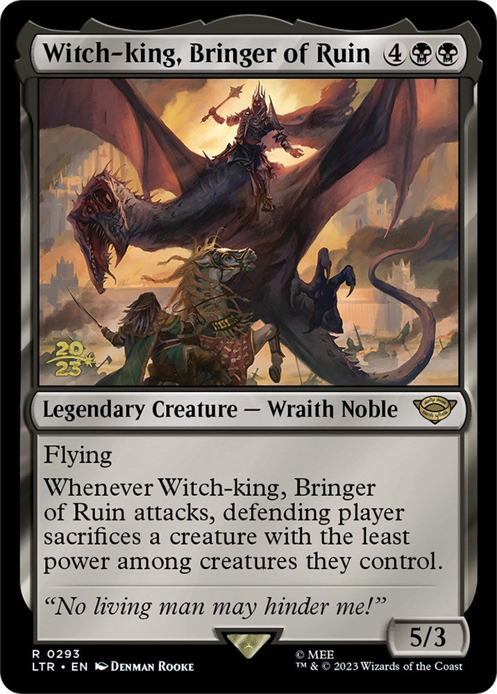 Witch-king, Bringer of Ruin [The Lord of the Rings: Tales of Middle-Earth Prerelease Promos] - Destination Retro