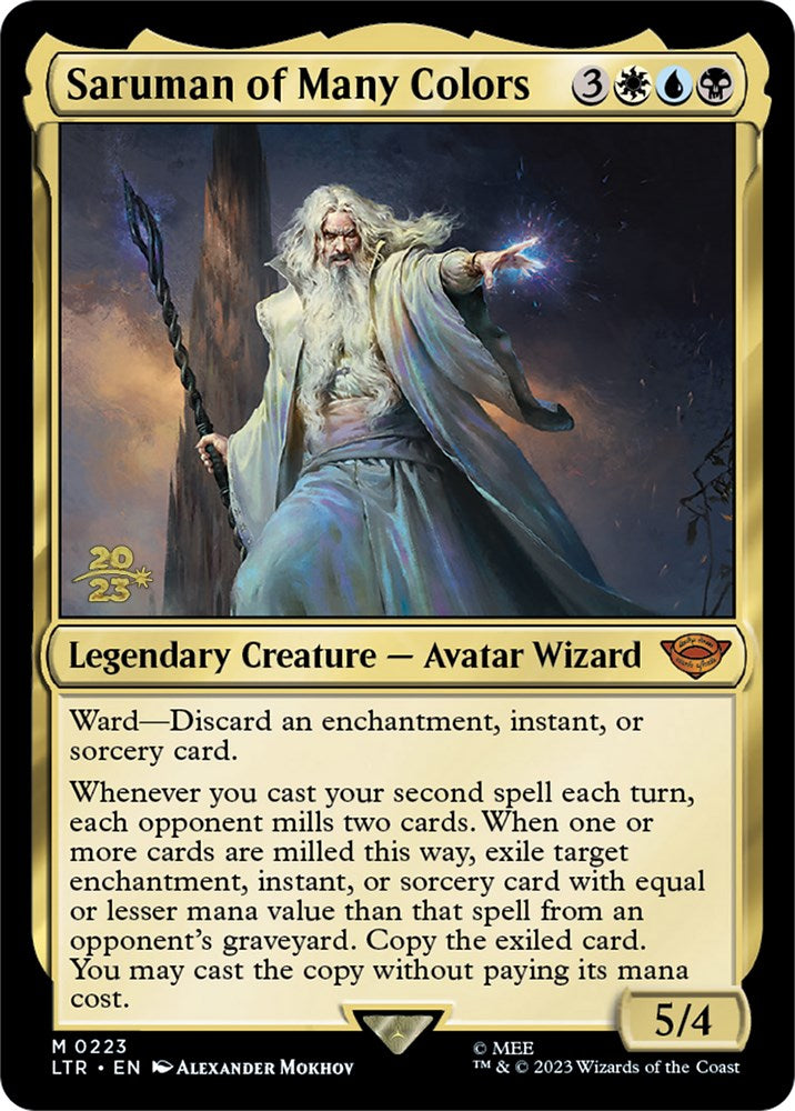 Saruman of Many Colors [The Lord of the Rings: Tales of Middle-Earth Prerelease Promos] - Destination Retro
