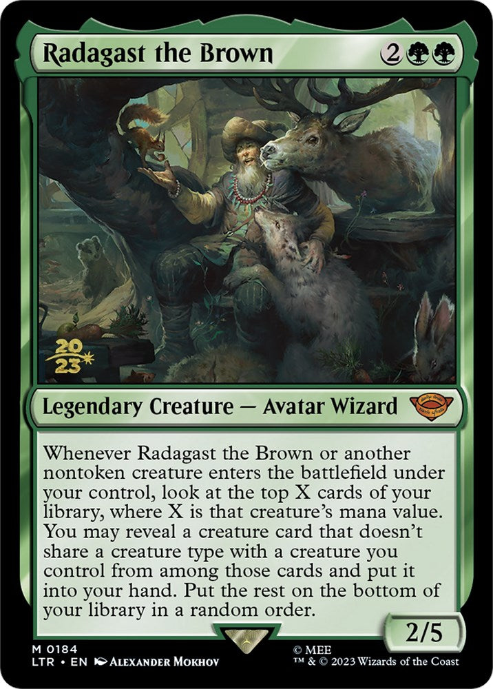 Radagast the Brown [The Lord of the Rings: Tales of Middle-Earth Prerelease Promos] - Destination Retro
