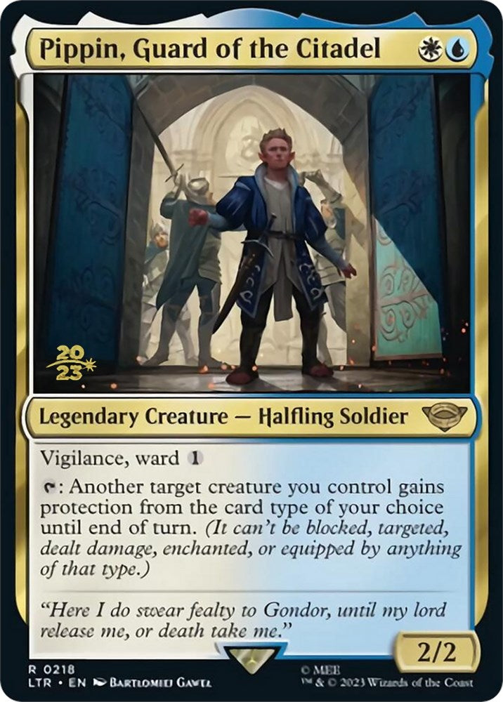Pippin, Guard of the Citadel [The Lord of the Rings: Tales of Middle-Earth Prerelease Promos] - Destination Retro