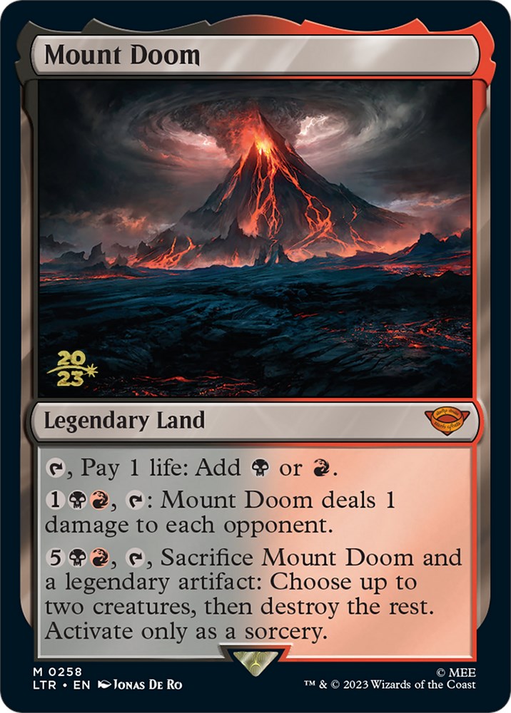 Mount Doom [The Lord of the Rings: Tales of Middle-Earth Prerelease Promos] - Destination Retro