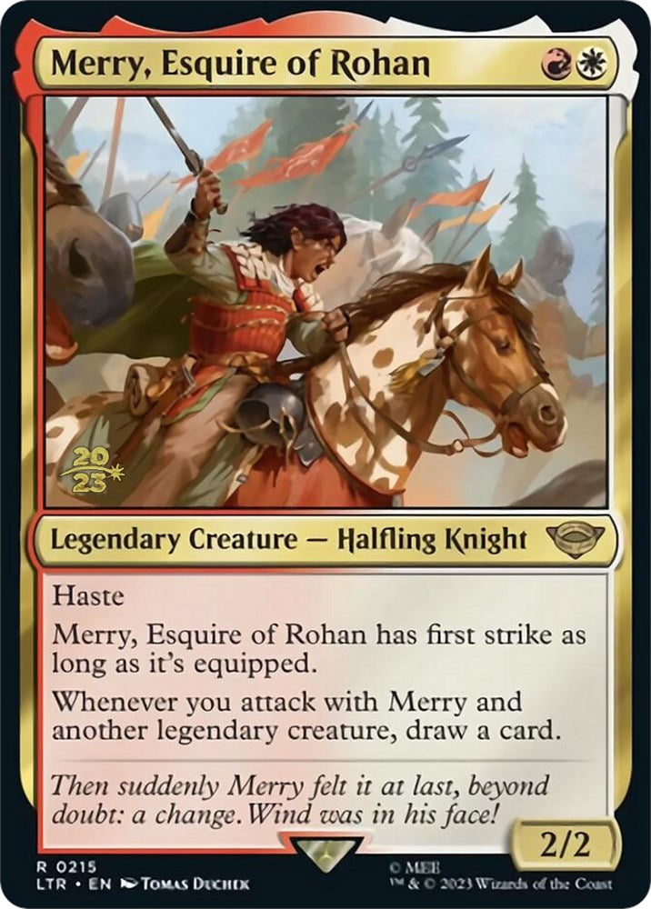 Merry, Esquire of Rohan [The Lord of the Rings: Tales of Middle-Earth Prerelease Promos] - Destination Retro