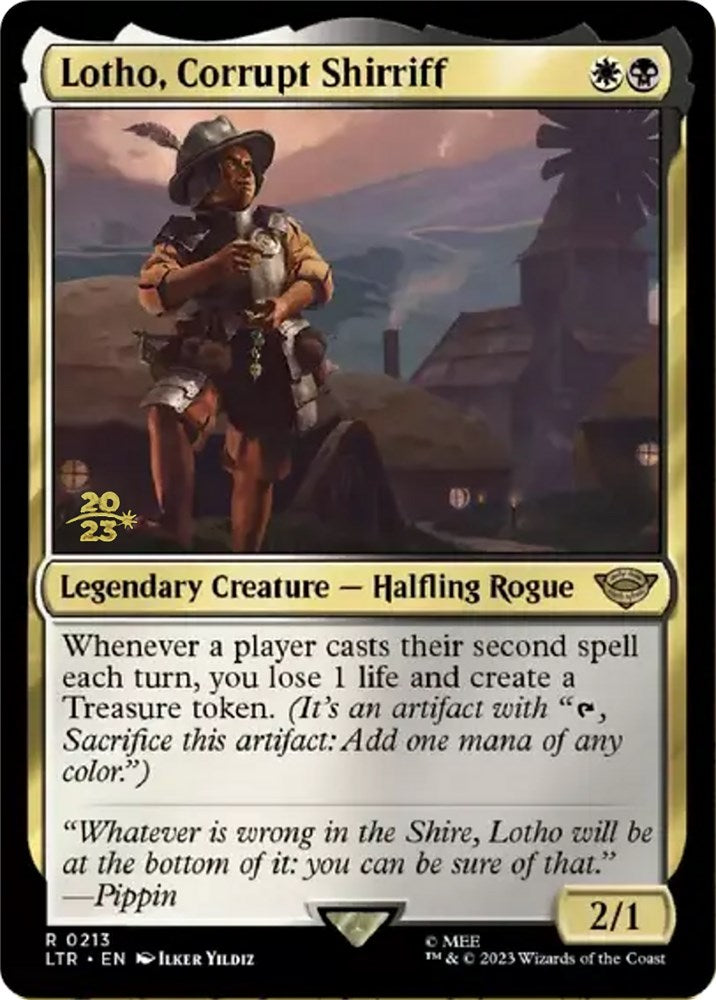 Lotho, Corrupt Shirriff [The Lord of the Rings: Tales of Middle-Earth Prerelease Promos] - Destination Retro