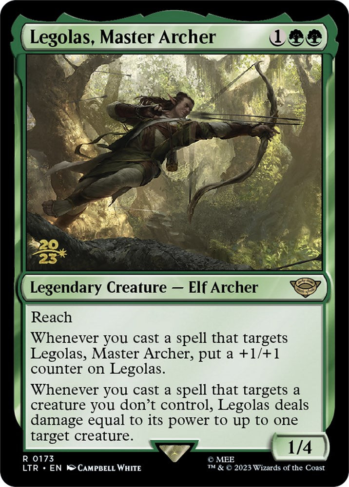 Legolas, Master Archer [The Lord of the Rings: Tales of Middle-Earth Prerelease Promos] - Destination Retro