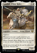 Gandalf, White Rider [The Lord of the Rings: Tales of Middle-Earth Prerelease Promos] - Destination Retro