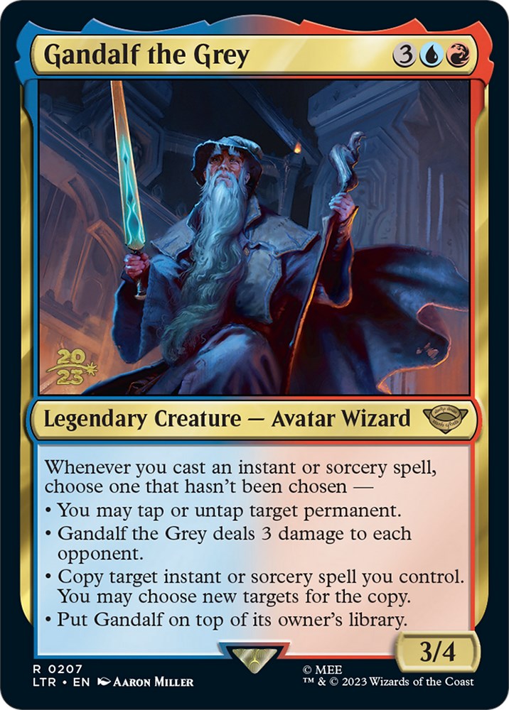 Gandalf the Grey [The Lord of the Rings: Tales of Middle-Earth Prerelease Promos] - Destination Retro
