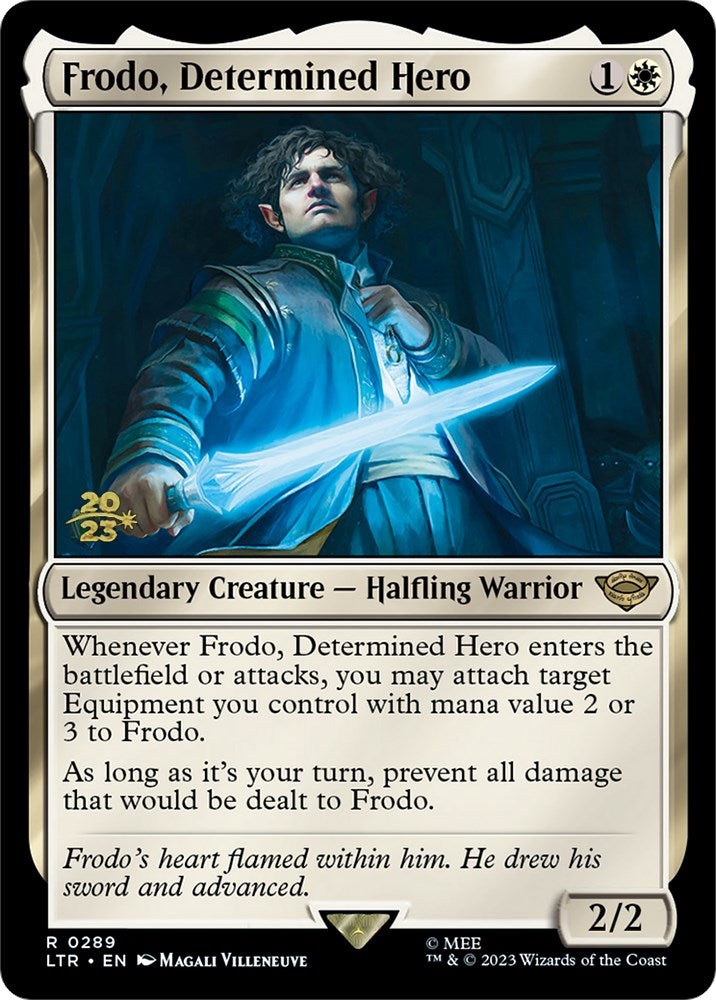 Frodo, Determined Hero [The Lord of the Rings: Tales of Middle-Earth Prerelease Promos] - Destination Retro