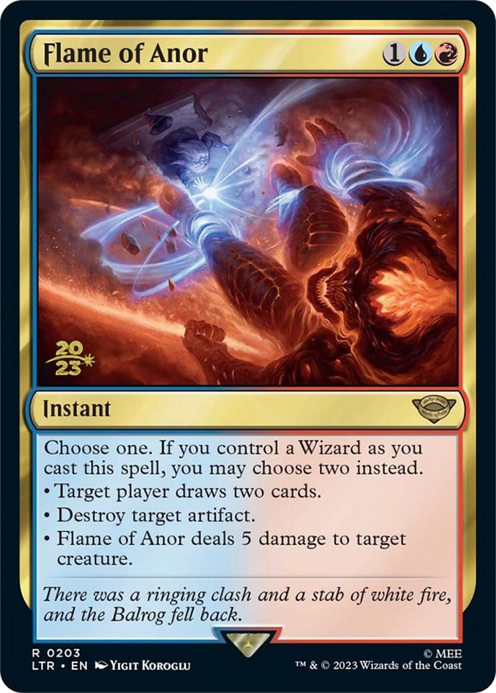 Flame of Anor [The Lord of the Rings: Tales of Middle-Earth Prerelease Promos] - Destination Retro