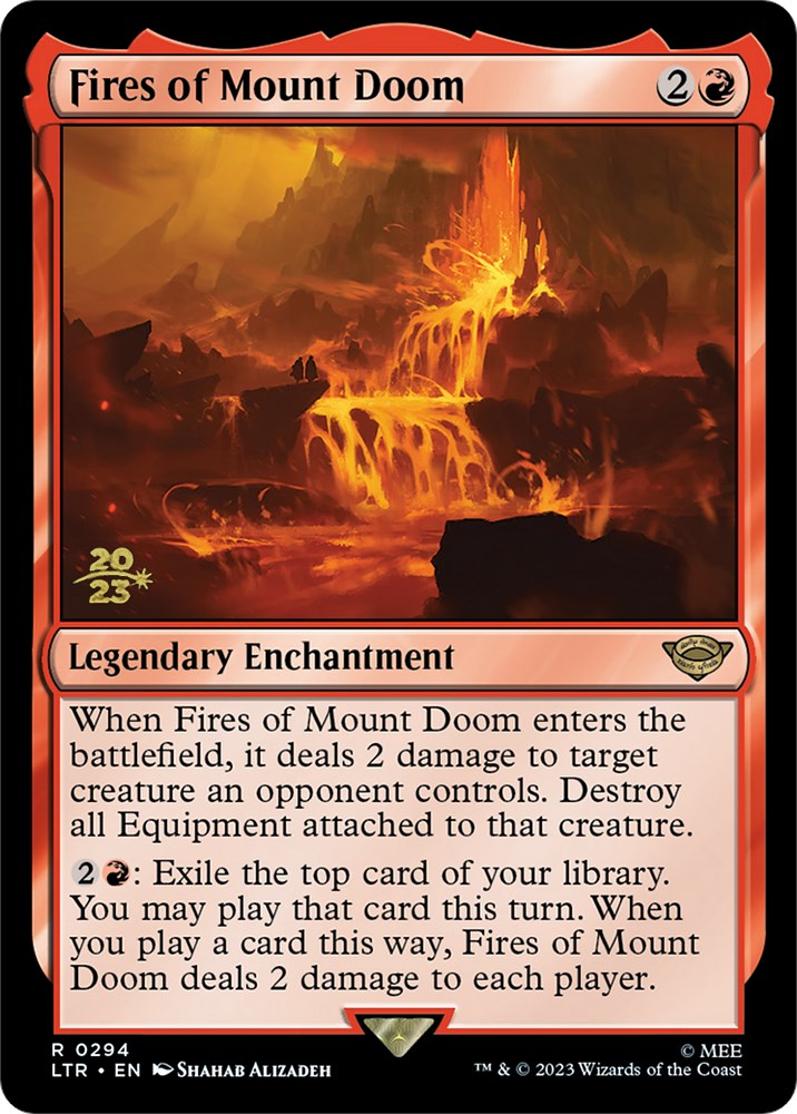 Fires of Mount Doom [The Lord of the Rings: Tales of Middle-Earth Prerelease Promos] - Destination Retro