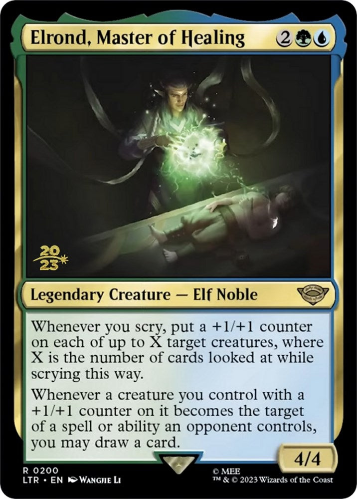 Elrond, Master of Healing [The Lord of the Rings: Tales of Middle-Earth Prerelease Promos] - Destination Retro