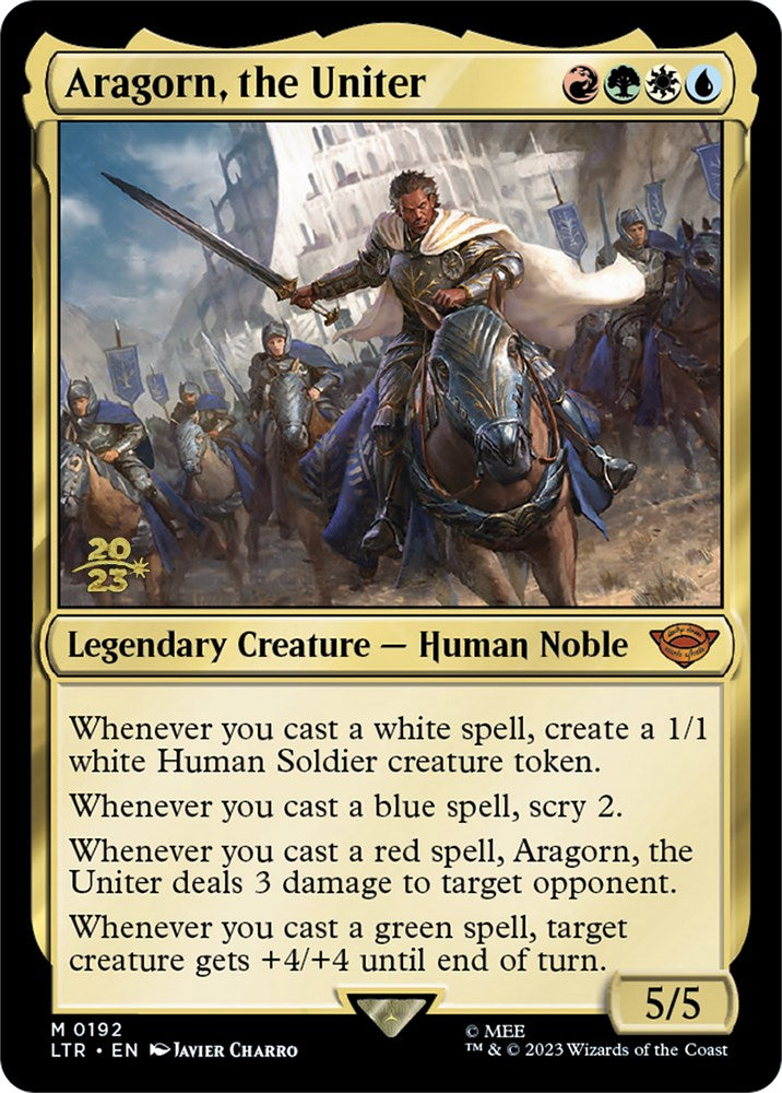 Aragorn, the Uniter [The Lord of the Rings: Tales of Middle-Earth Prerelease Promos] - Destination Retro