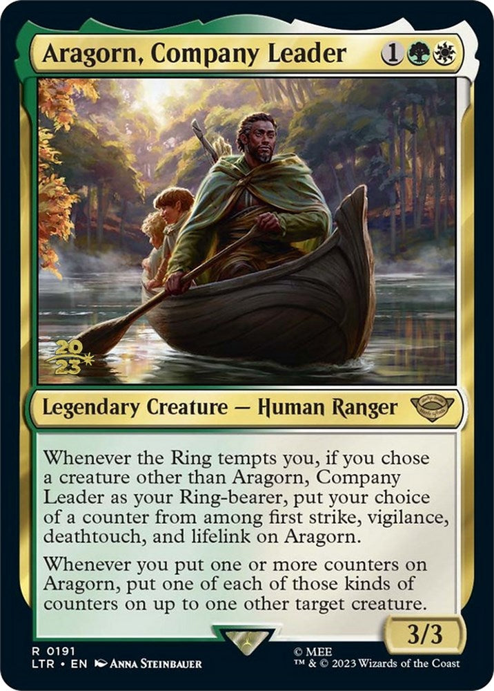 Aragorn, Company Leader [The Lord of the Rings: Tales of Middle-Earth Prerelease Promos] - Destination Retro