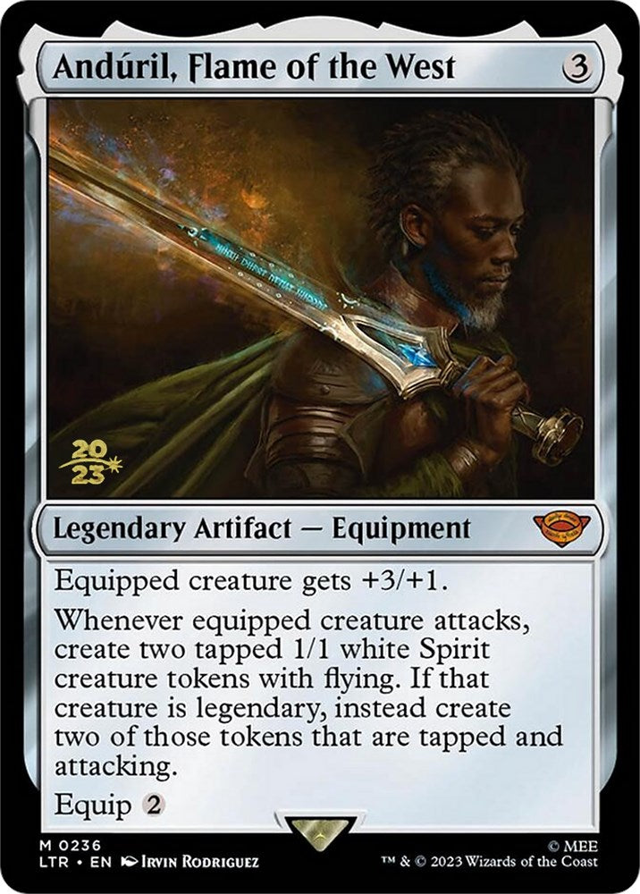 Anduril, Flame of the West [The Lord of the Rings: Tales of Middle-Earth Prerelease Promos] - Destination Retro