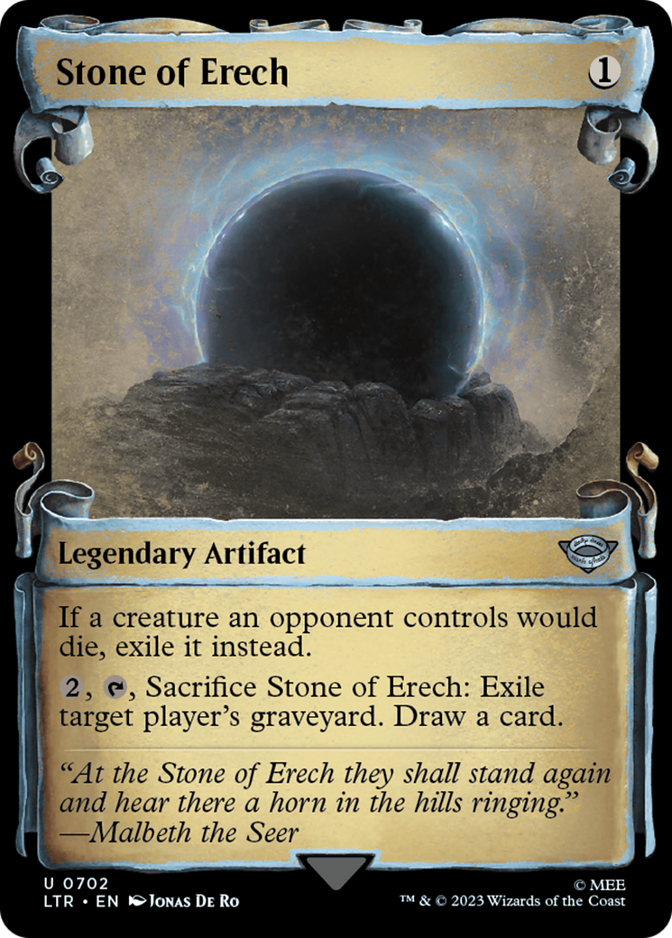 Stone of Erech [The Lord of the Rings: Tales of Middle-Earth Showcase Scrolls] - Destination Retro