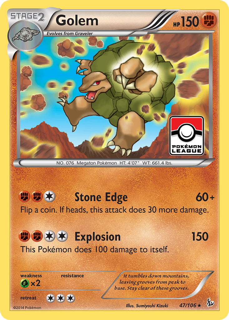Golem (47/106) [XY: Flashfire] - Destination Retro