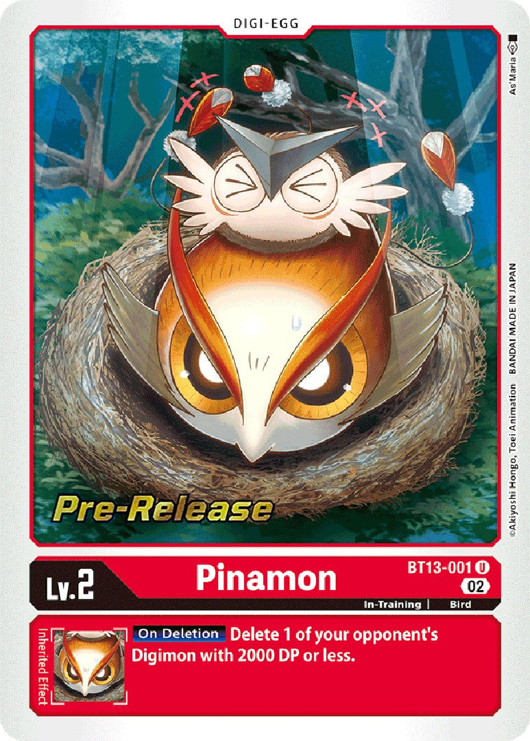Pinamon [BT13-001] [Versus Royal Knight Booster Pre-Release Cards] - Destination Retro