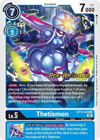 Thetismon [BT13-028] [Versus Royal Knight Booster Pre-Release Cards] - Destination Retro