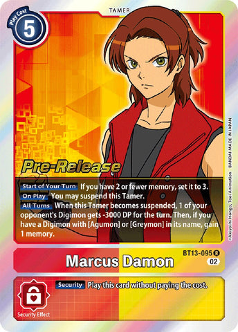Marcus Damon [BT13-095] [Versus Royal Knight Booster Pre-Release Cards] - Destination Retro